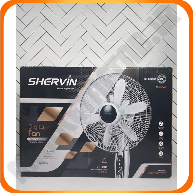 Shervin 3-mode floor fan, model KF 5200